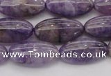 CDA301 15.5 inches 9*18mm oval dyed dogtooth amethyst beads