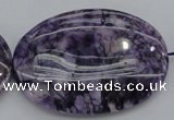 CDA305 15.5 inches 35*50mm oval dyed dogtooth amethyst beads