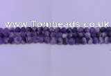 CDA355 15.5 inches 14mm round matte dogtooth amethyst beads