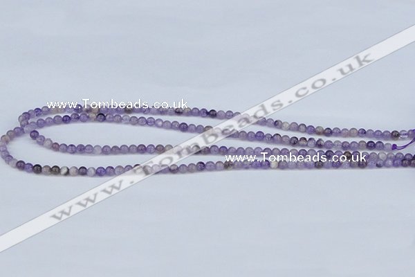 CDA50 15.5 inches 4mm round dogtooth amethyst beads wholesale