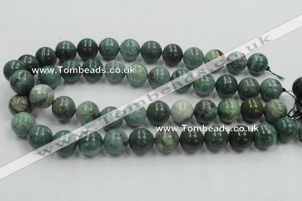 CDB03 15.5 inches 16mm round natural new dragon blood jasper beads