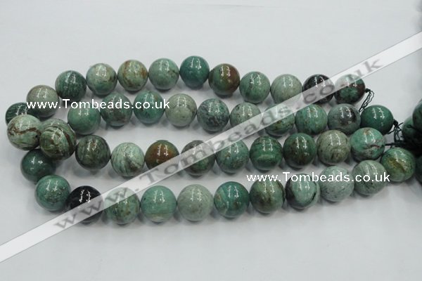 CDB04 15.5 inches 18mm round natural new dragon blood jasper beads