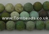 CDB102 15.5 inches 8mm round matte New dragon blood jasper beads