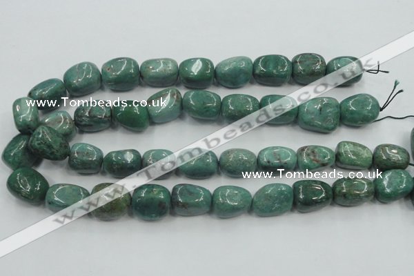 CDB11 15.5 inches 14*20mm nugget natural new dragon blood jasper beads