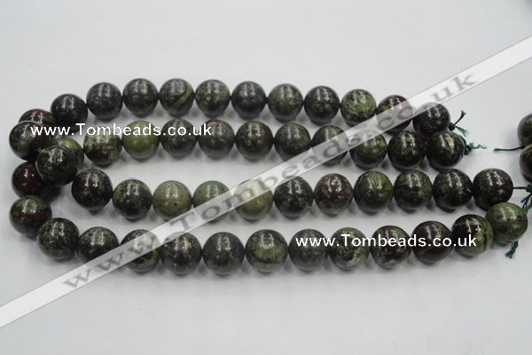 CDB200 15.5 inches 16mm round natural dragon blood jasper beads