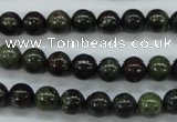 CDB229 15.5 inches 8mm round natural dragon blood jasper beads