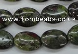 CDB238 15.5 inches 13*18mm oval natural dragon blood jasper beads