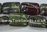 CDB244 15.5 inches 18*25mm rectangle natural dragon blood jasper beads