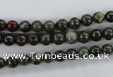 CDB250 15.5 inches 6mm round natural dragon blood jasper beads