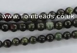 CDB251 15.5 inches 8mm round natural dragon blood jasper beads