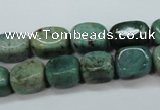 CDB37 15.5 inches 8*12mm nuggets new dragon blood jasper beads