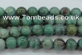 CDB41 15.5 inches 8mm round new dragon blood jasper beads