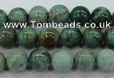 CDB43 15.5 inches 12mm round new dragon blood jasper beads