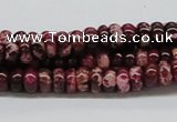 CDE06 15.5 inches 4*8mm rondelle dyed sea sediment jasper beads