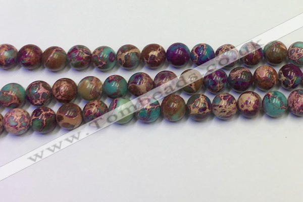 CDE1058 15.5 inches 10mm round sea sediment jasper beads wholesale