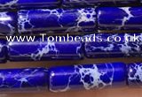 CDE1106 15.5 inches 4*13mm tube sea sediment jasper beads