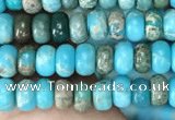 CDE1254 15.5 inches 2.5*4mm rondelle sea sediment jasper beads