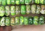 CDE1258 15.5 inches 2.5*4mm rondelle sea sediment jasper beads