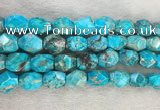 CDE1361 15.5 inches 15*20mm faceted nuggets sediment jasper beads