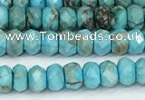 CDE1395 15.5 inches 2.5*4mm faceted rondelle sea sediment jasper beads