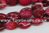 CDE14 15.5 inches 10*14mm oval dyed sea sediment jasper beads