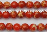 CDE2001 15.5 inches 6mm round dyed sea sediment jasper beads