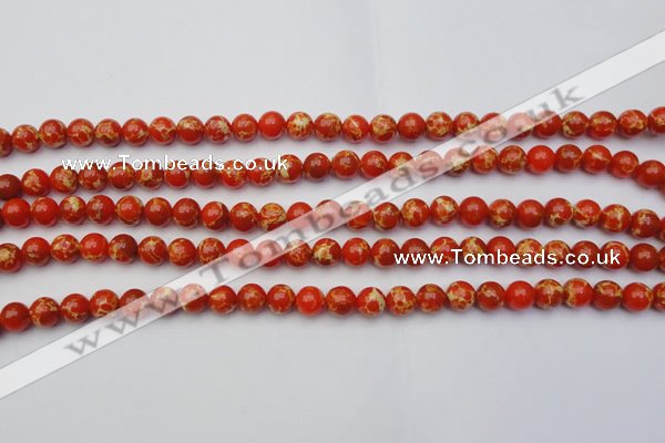 CDE2001 15.5 inches 6mm round dyed sea sediment jasper beads