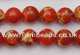 CDE2003 15.5 inches 10mm round dyed sea sediment jasper beads