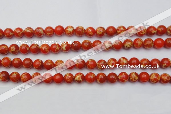 CDE2004 15.5 inches 12mm round dyed sea sediment jasper beads