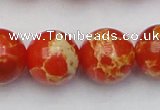 CDE2009 15.5 inches 22mm round dyed sea sediment jasper beads