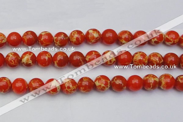 CDE2010 15.5 inches 24mm round dyed sea sediment jasper beads