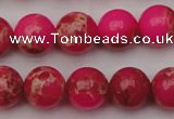 CDE2014 15.5 inches 10mm round dyed sea sediment jasper beads