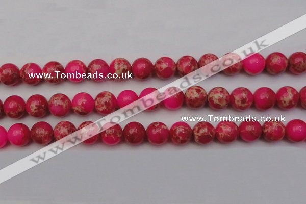 CDE2017 15.5 inches 16mm round dyed sea sediment jasper beads