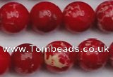 CDE2028 15.5 inches 16mm round dyed sea sediment jasper beads