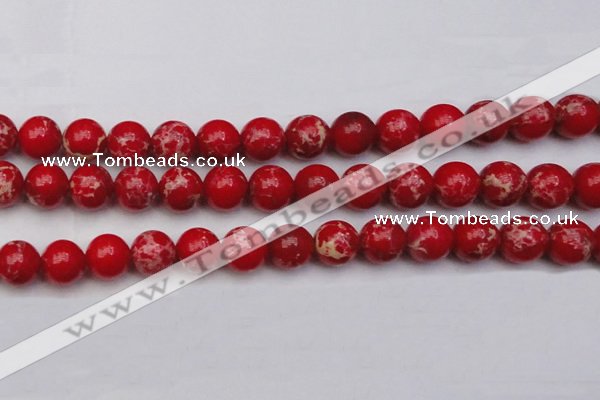 CDE2028 15.5 inches 16mm round dyed sea sediment jasper beads