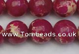 CDE2039 15.5 inches 16mm round dyed sea sediment jasper beads