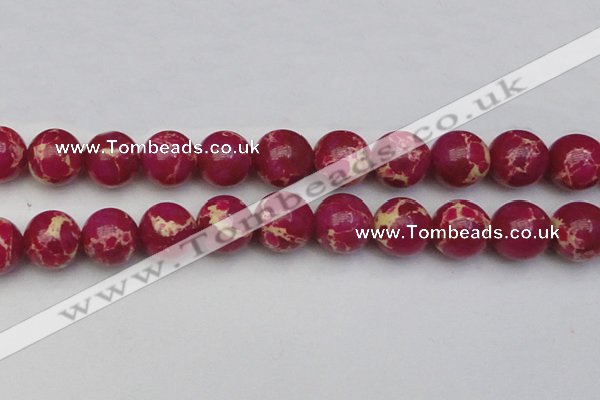 CDE2042 15.5 inches 22mm round dyed sea sediment jasper beads