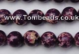 CDE2046 15.5 inches 8mm round dyed sea sediment jasper beads