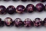 CDE2047 15.5 inches 10mm round dyed sea sediment jasper beads