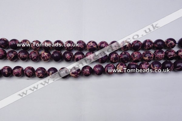 CDE2048 15.5 inches 12mm round dyed sea sediment jasper beads