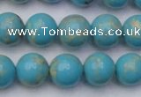 CDE2059 15.5 inches 12mm round dyed sea sediment jasper beads