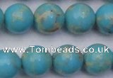 CDE2062 15.5 inches 18mm round dyed sea sediment jasper beads