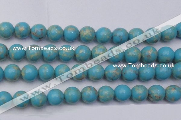 CDE2064 15.5 inches 22mm round dyed sea sediment jasper beads