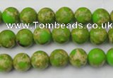 CDE2067 15.5 inches 6mm round dyed sea sediment jasper beads