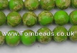 CDE2068 15.5 inches 8mm round dyed sea sediment jasper beads