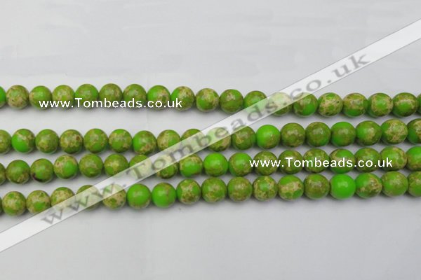 CDE2068 15.5 inches 8mm round dyed sea sediment jasper beads