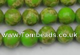 CDE2069 15.5 inches 10mm round dyed sea sediment jasper beads