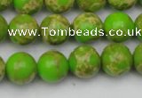 CDE2070 15.5 inches 12mm round dyed sea sediment jasper beads