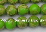 CDE2071 15.5 inches 14mm round dyed sea sediment jasper beads