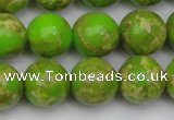 CDE2072 15.5 inches 16mm round dyed sea sediment jasper beads